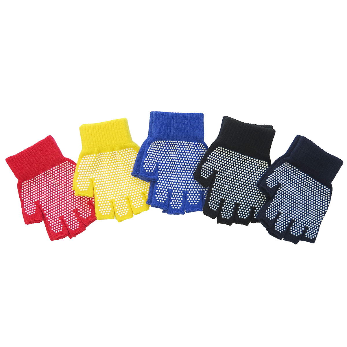 【まとめ買い】のびのび手袋指切りすべり止め1380/059177