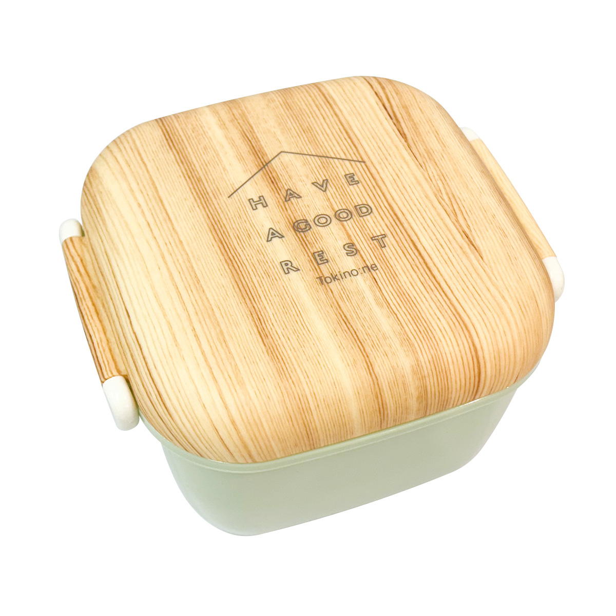 【まとめ買い】Tokinone PB.バンブープリント丸形ランチボックスMI1750/068123