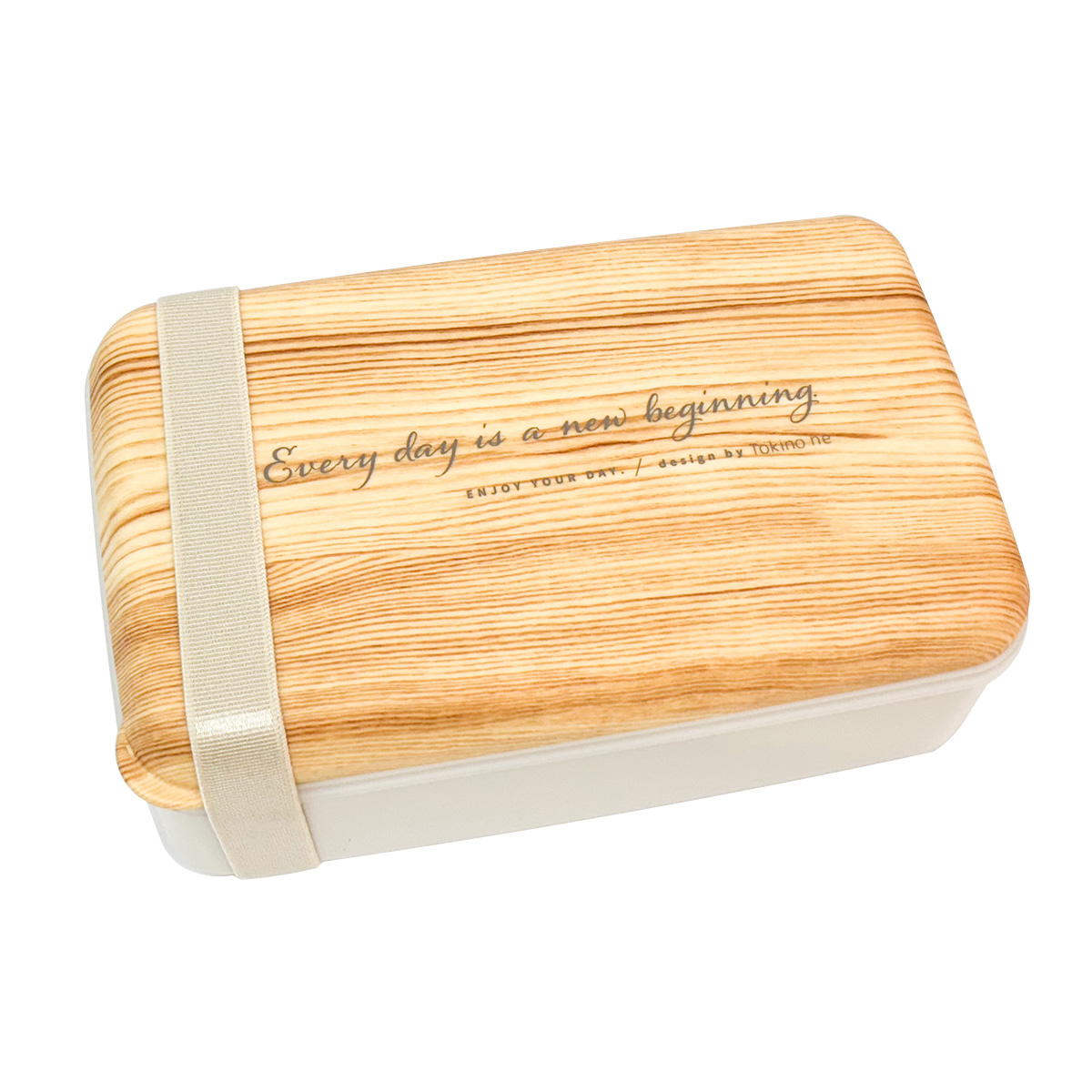【まとめ買い】Tokinone PB.バンブープリントランチBOX　OW1750/068204
