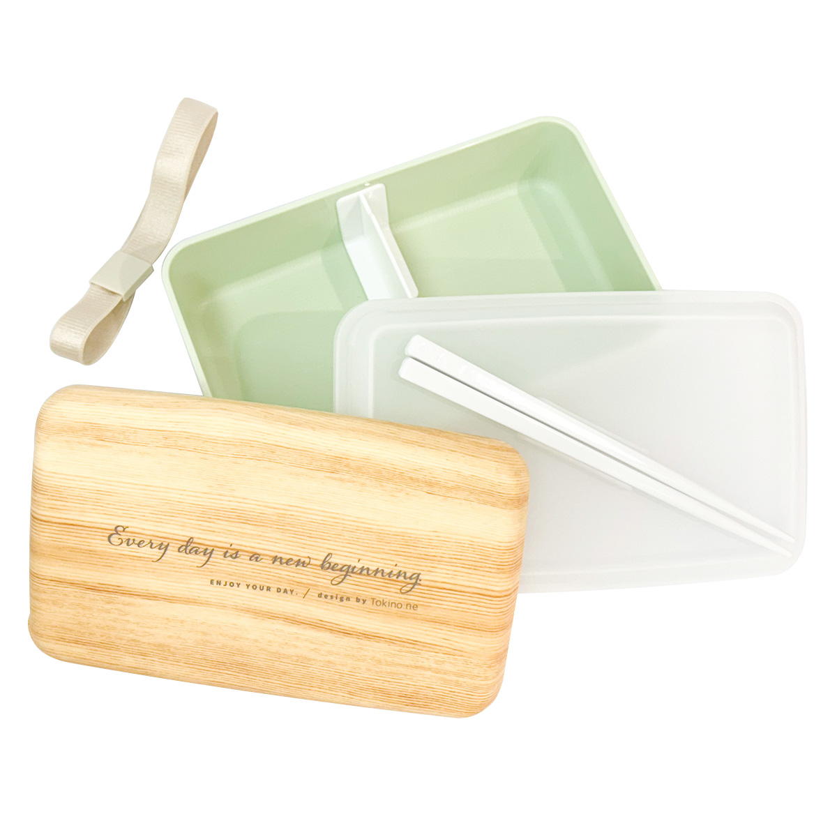 【まとめ買い】Tokinone PB.バンブープリントランチBOX　MI1750/068206