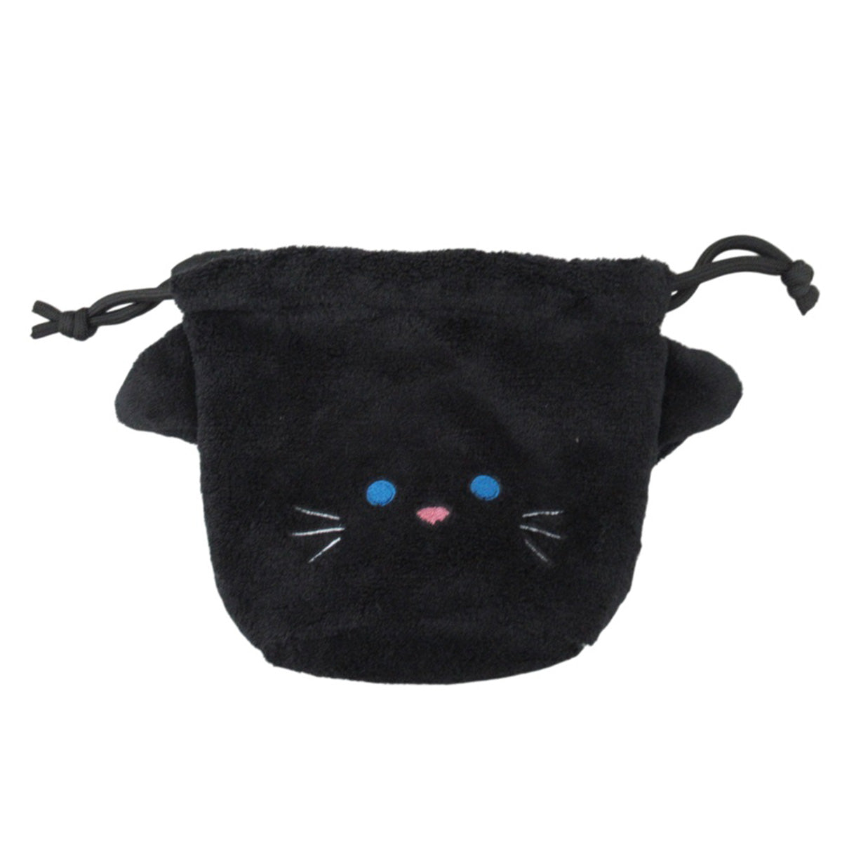 【まとめ買い】Tokinone PB.巾着ポーチ くろねこ0834/069791