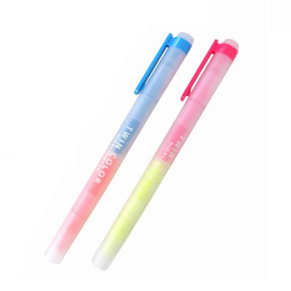 【まとめ買い】ツインカラー蛍光ペン 2本セット 1391/070170