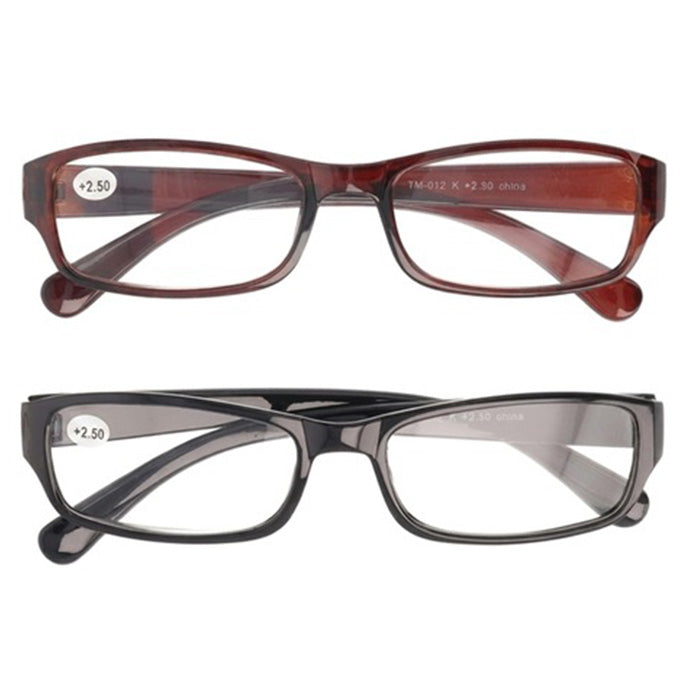 【まとめ買い】老眼鏡 2.5度  プラスチックフレーム 9001/073567