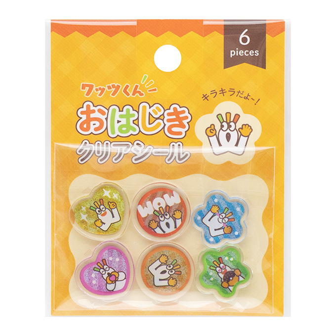 【まとめ買い】PB.ワッツくん おはじきクリアシール6P 9001/077387