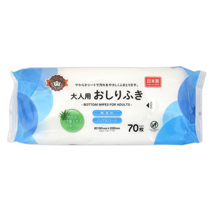 【まとめ買い】PB.大人用おしりふき 70枚 0915/078096