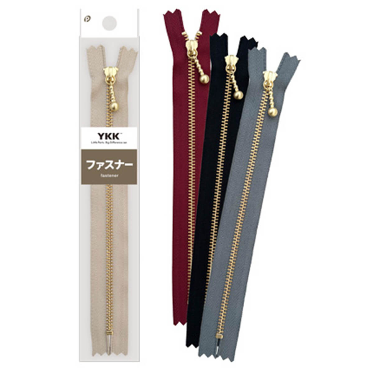 【まとめ買い】YKKファスナー3MG止（丸）18cm0894/084261