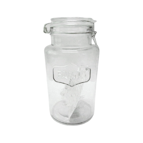 ガラス瓶 キャニスター 食品保存容器 保存ボトル ガラス密閉ボトル 2L 1585/090682