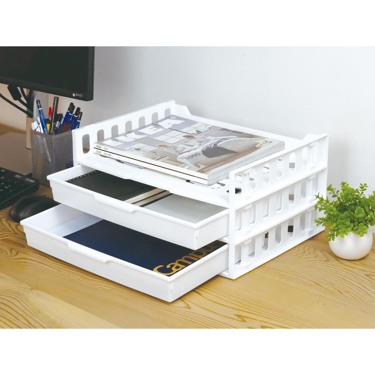 まとめ買い】A4ペーパートレー横型 W0775/301538 | ワッツ