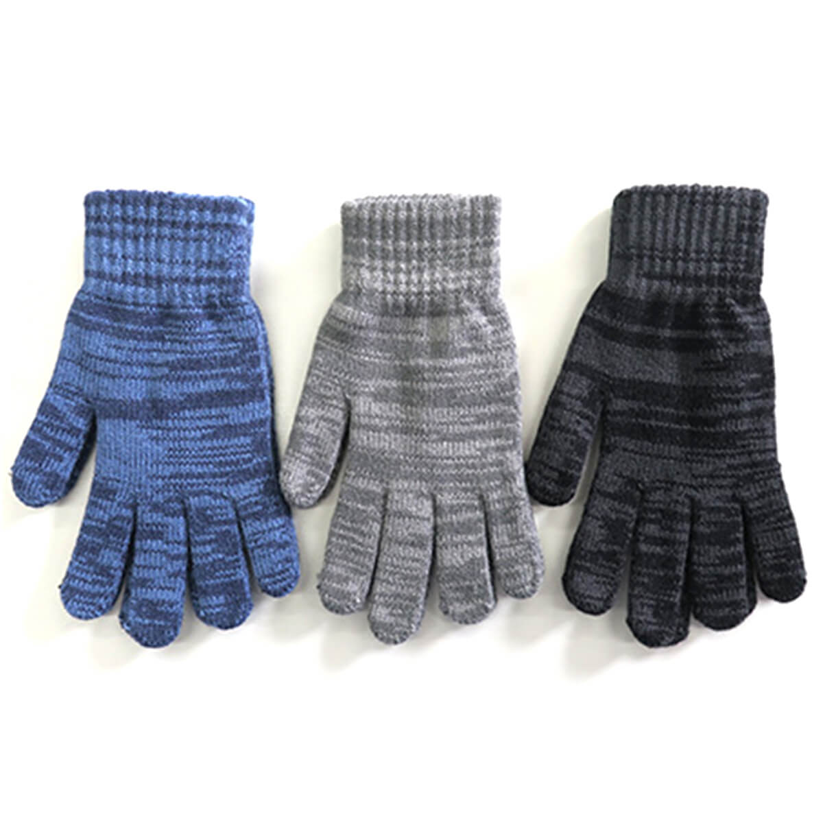 【まとめ買い】紳士裏起毛手袋ミックスカラー1380/301569