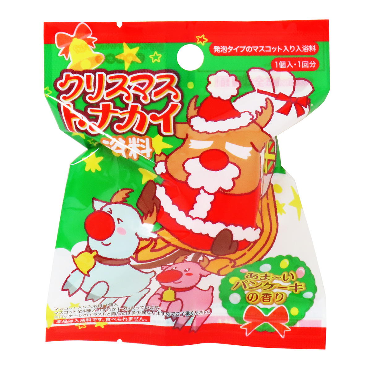 【まとめ買い】マスコット入り入浴料クリスマストナカイ0490/301963