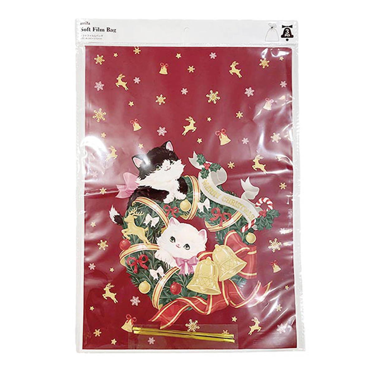 【まとめ買い】ソフトフィルムバッグ 3P ヴィンテージキャット0356/302316