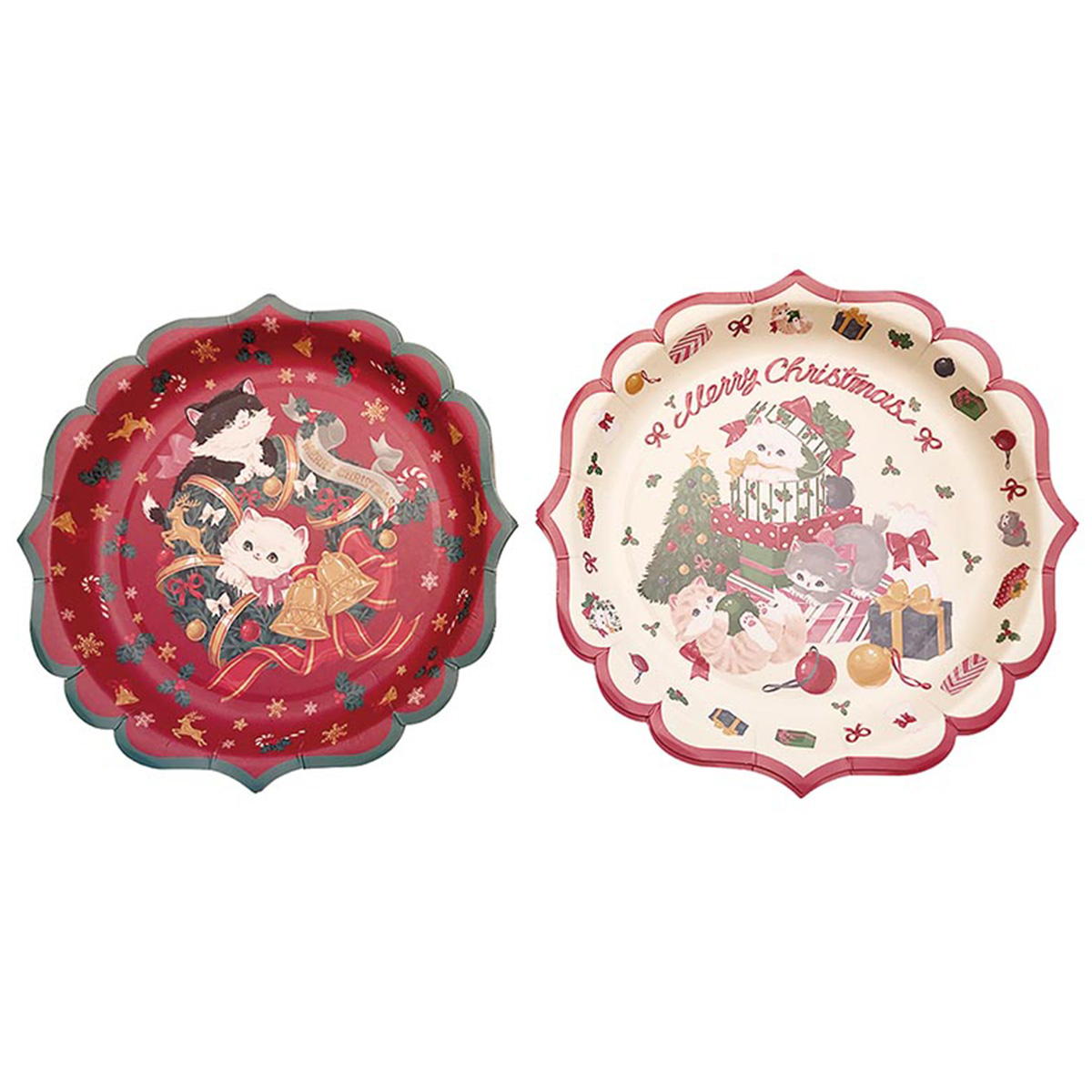 【まとめ買い】ダイカットプレート 4P ヴィンテージキャット0356/302318