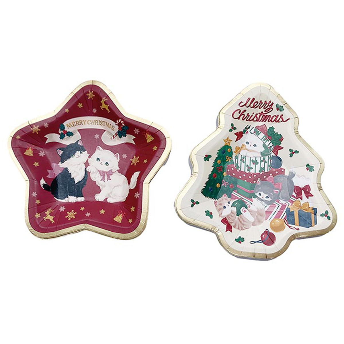 【まとめ買い】ダイカットプレート ミニ 6P ヴィンテージキャット0356/302319