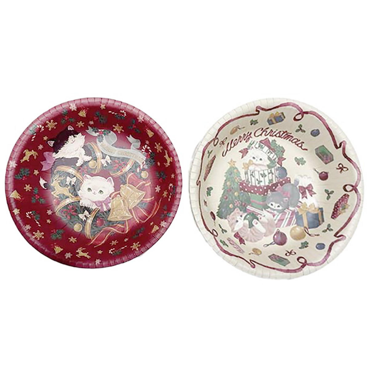 【まとめ買い】ペーパーボウル 5P ヴィンテージキャット0356/302320