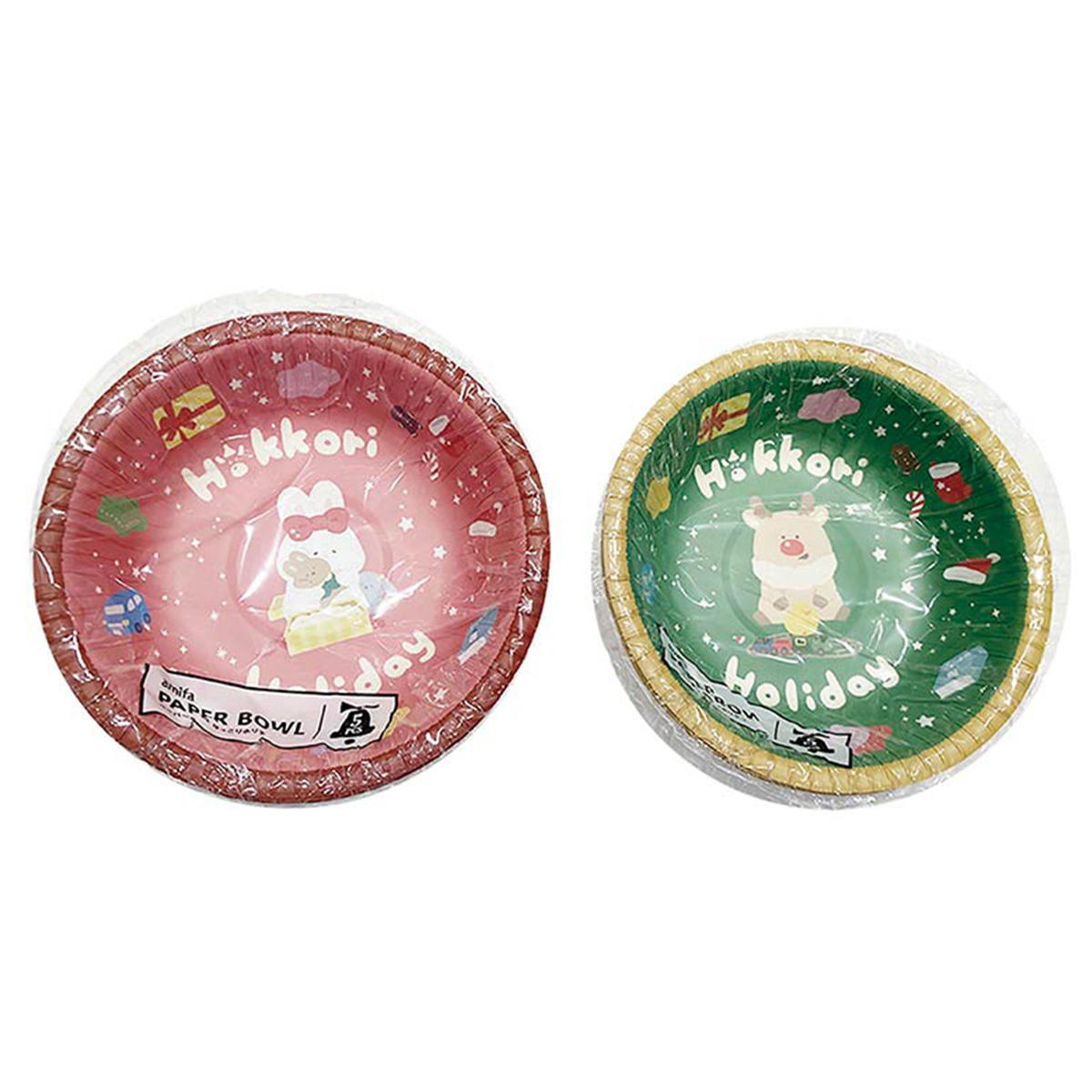 【まとめ買い】ペーパーボウル 5P ほっこりホリデイ0356/302675