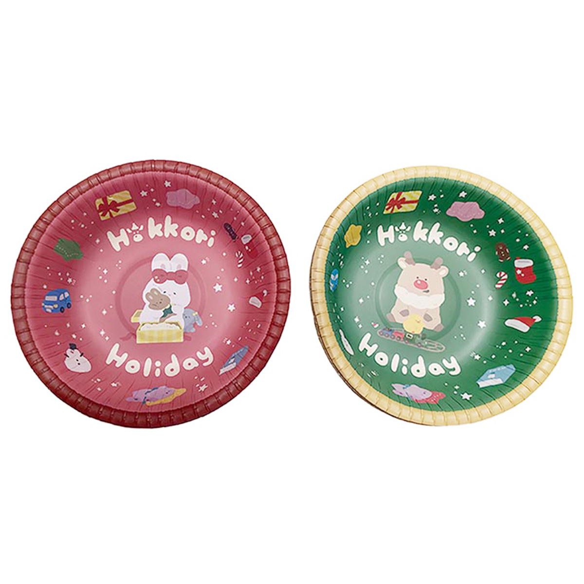 【まとめ買い】ペーパーボウル 5P ほっこりホリデイ0356/302675