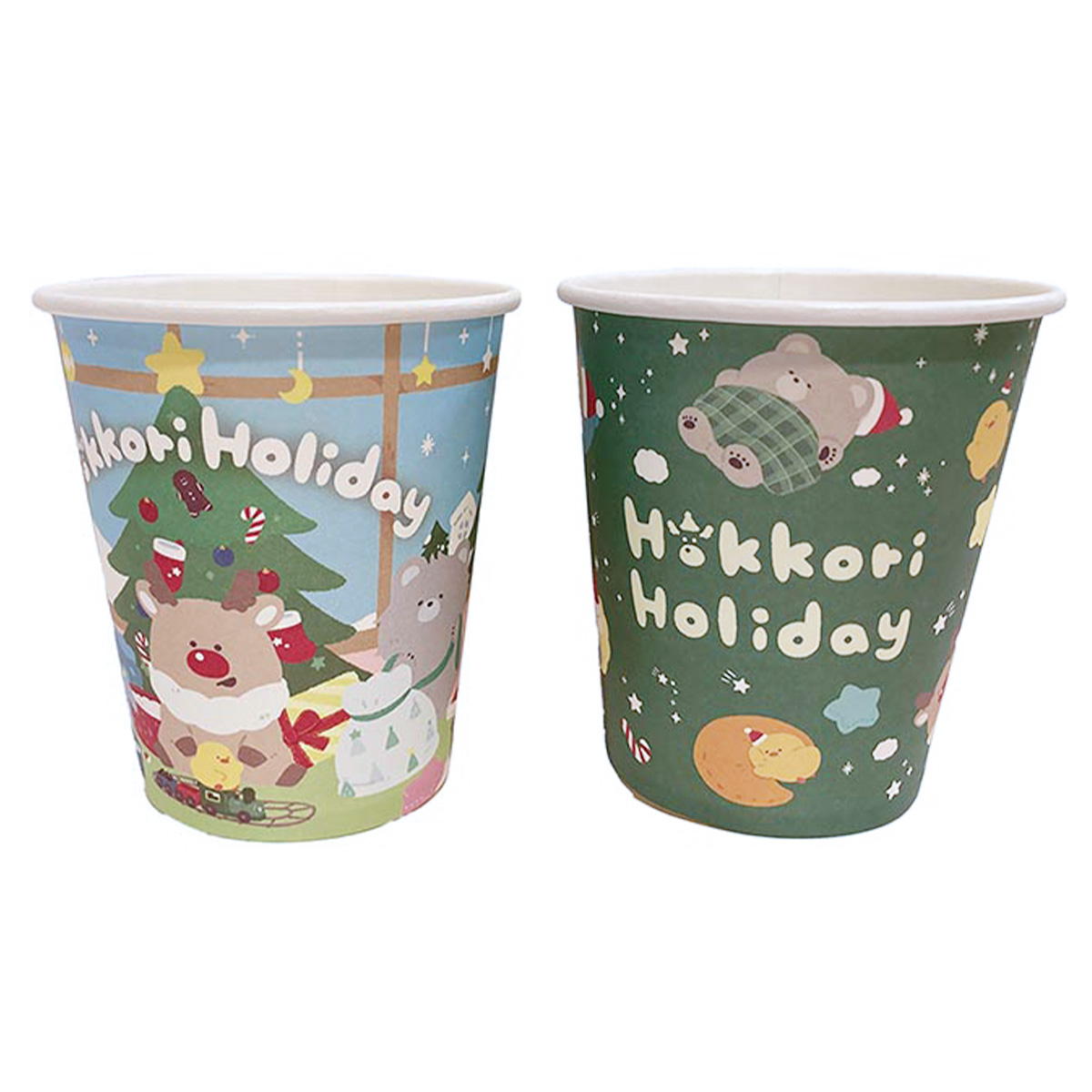 【まとめ買い】ペーパーカップ 200ml 10P ほっこりホリデイ0356/302676