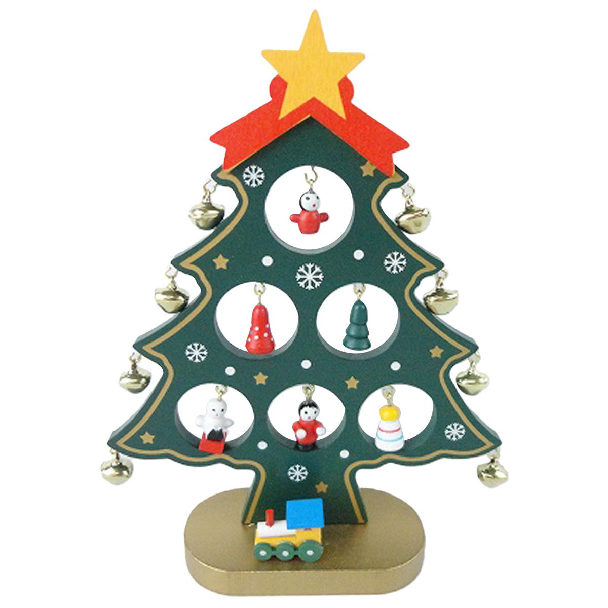 【まとめ買い】クリスマスウッドツリーセット0603/303396