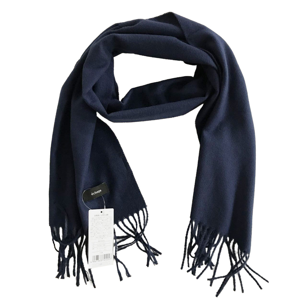 【まとめ買い】マフラー 首巻き MUFFLER NAVY ネイビー 30cm x 180cm 9001/303679