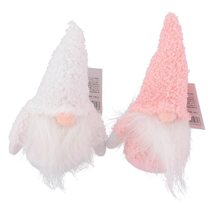 【まとめ買い】ふわふわトムテ 2色アソート PK WH 1605/305114