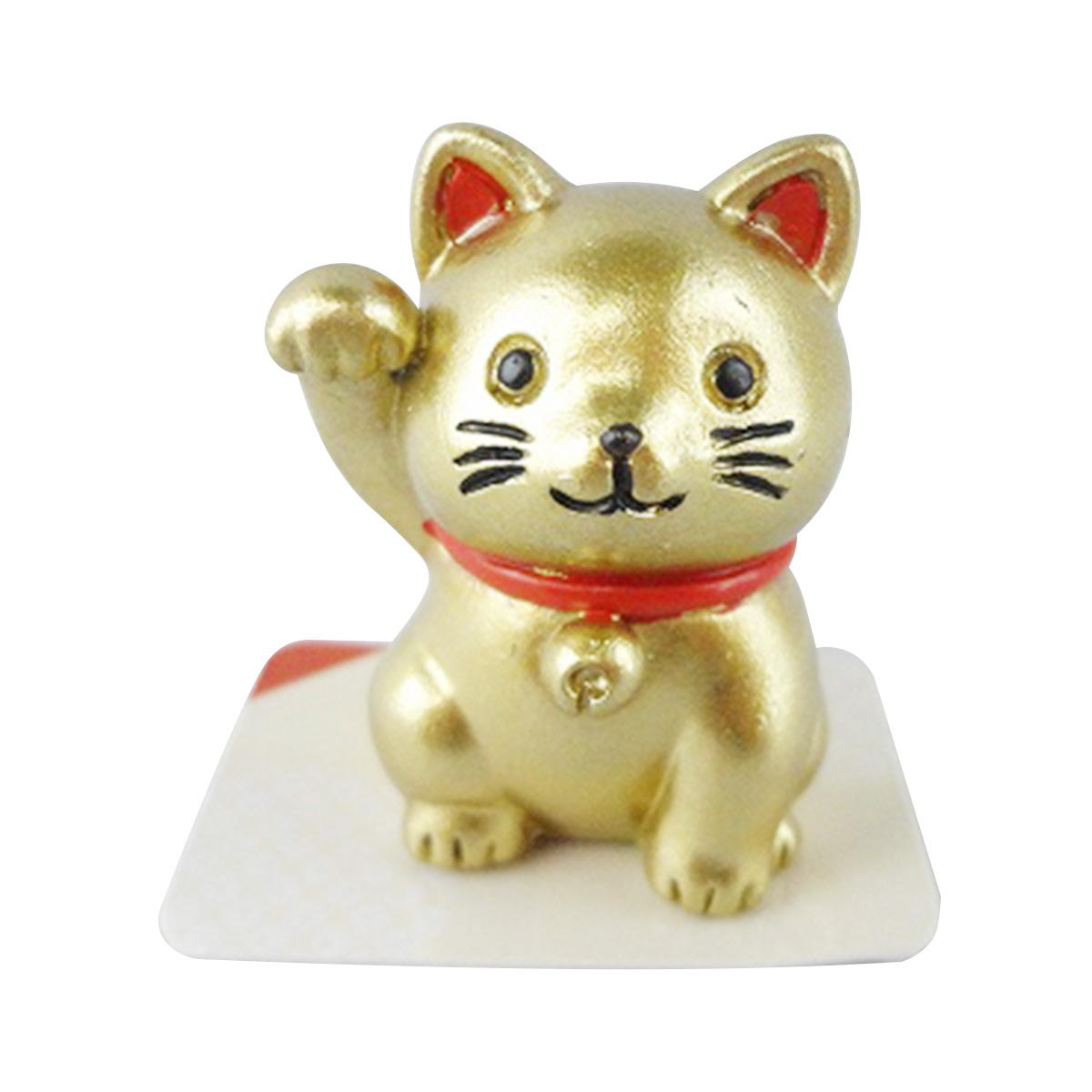 【まとめ買い】金ミニオブジェ 招き猫 0603/305195