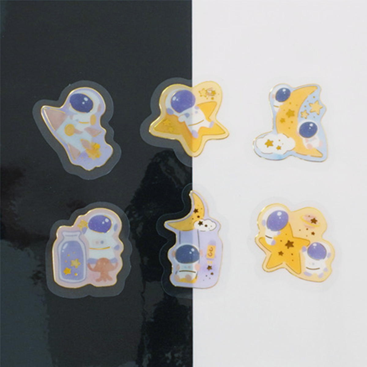 【まとめ買い】フレークシール 宇宙柄 0936/305597