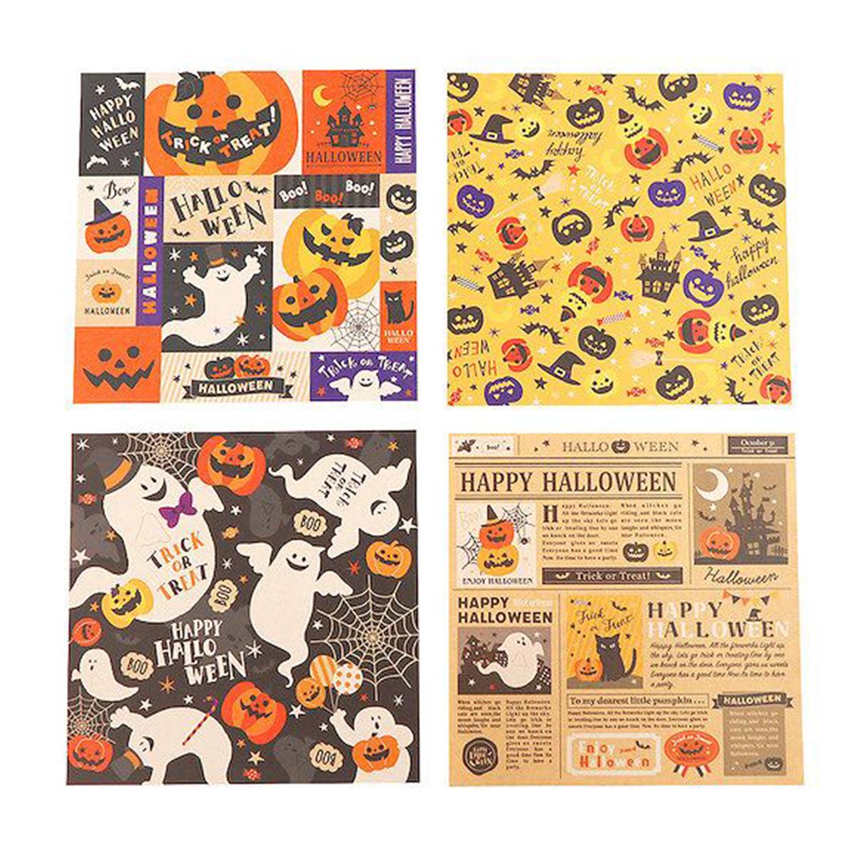 【まとめ買い】デザインペーパー 20P ハロウィントリック0911/306329