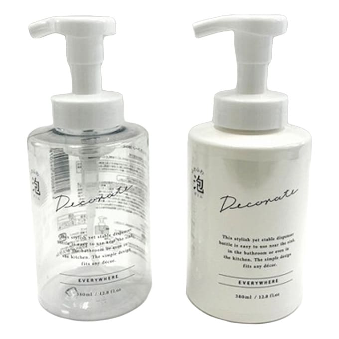 【まとめ買い】泡ポンプボトルモノトーン380ml 0459/308104