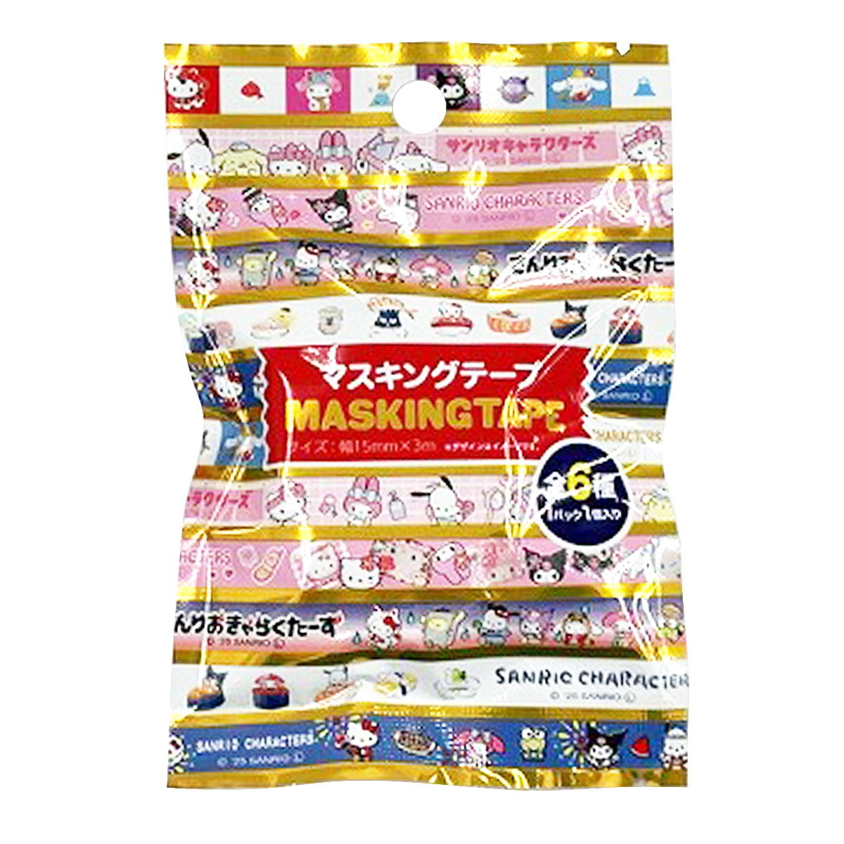 【まとめ買い】サンリオマスキングテープブラインド日本0459/308130