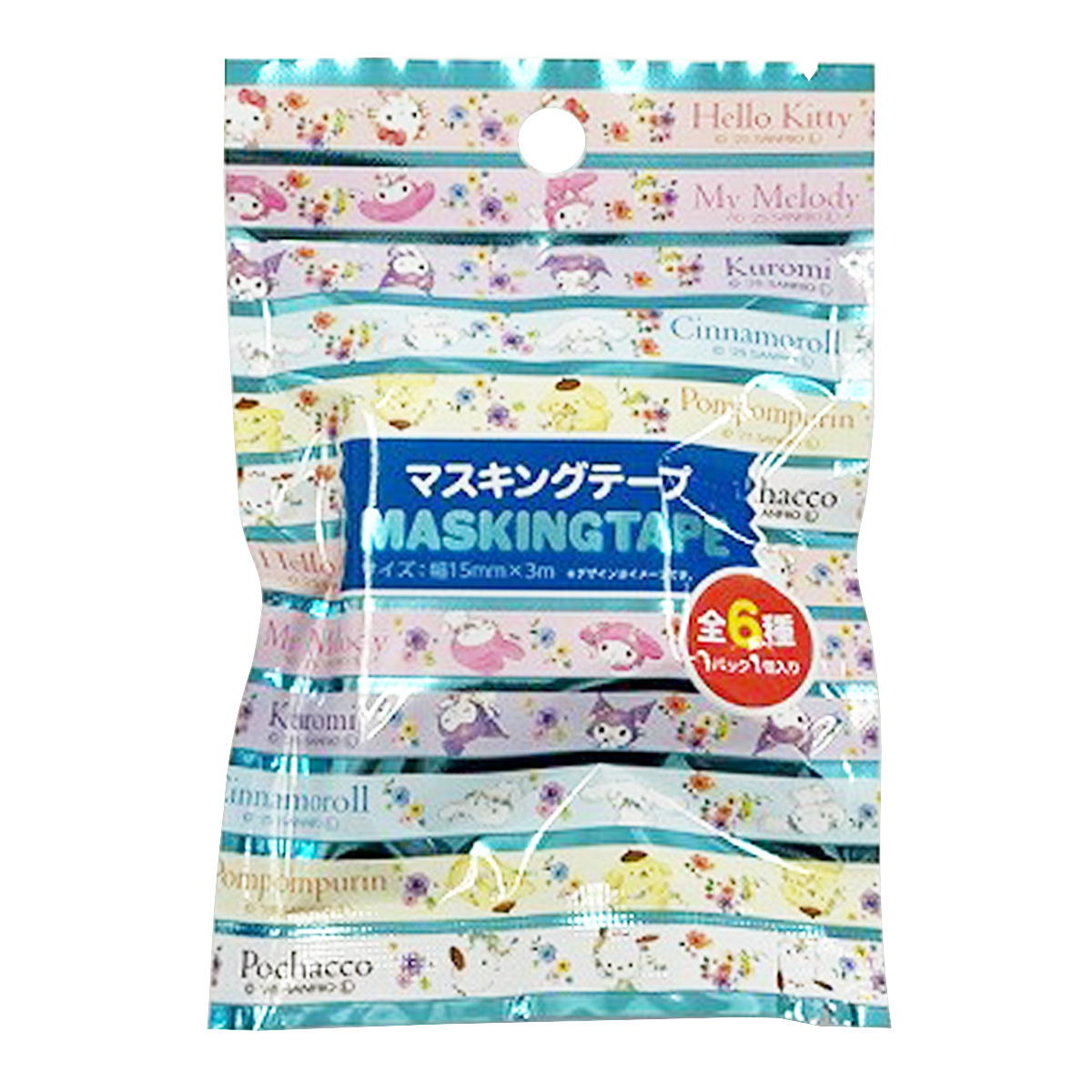 【まとめ買い】サンリオマスキングテープブラインドフラワー0459/308132