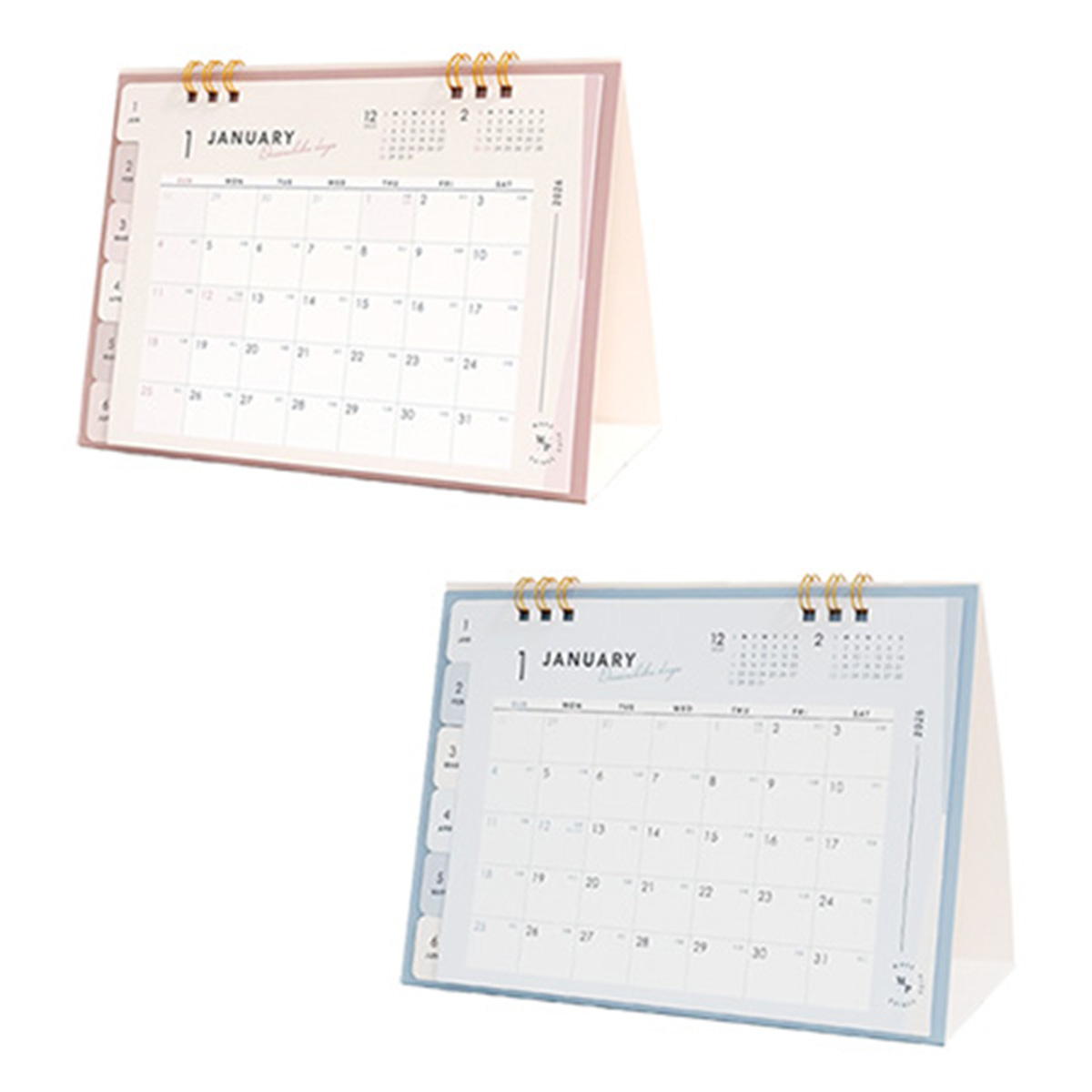 【まとめ買い】カレンダー 2026 卓上インデックス MAKE PLUS0936/308318