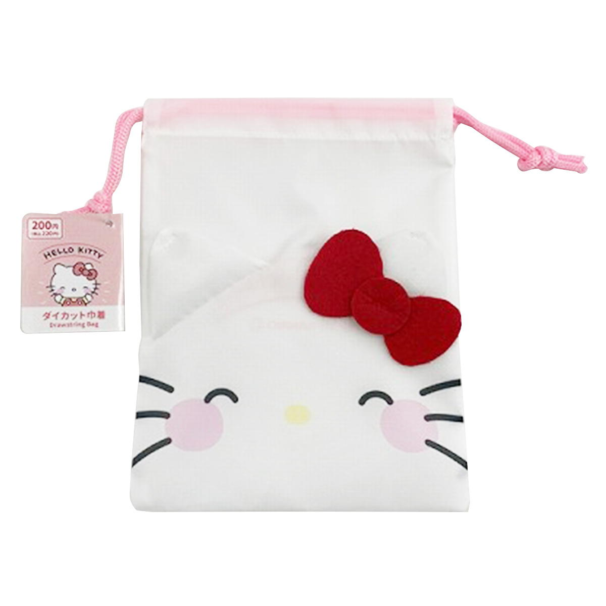【まとめ買い】sanrio キティ　ダイカット巾着0459/308400