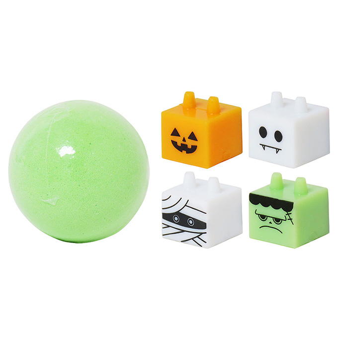 【まとめ買い】バスボールブロックおばけ 0490/308438