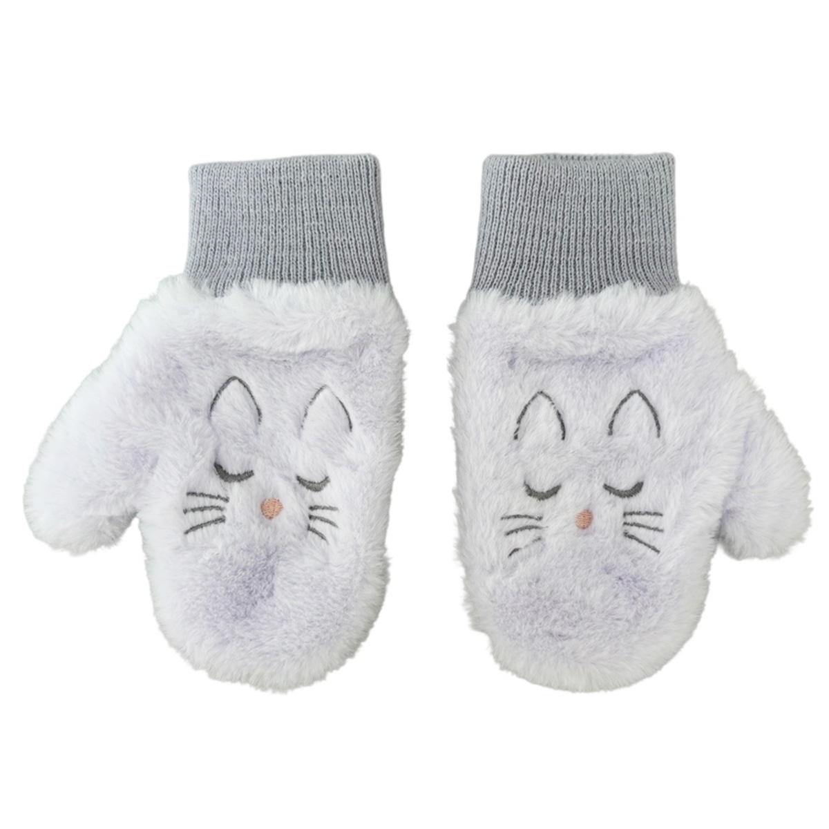 【まとめ買い】キッズミトン ネコ0834/308537