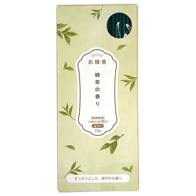 【まとめ買い】線香 緑茶の香り 70g0604/308620
