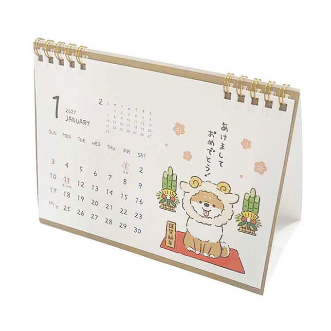【まとめ買い】2027 卓上 ゆるかわアニマル 0356/308834