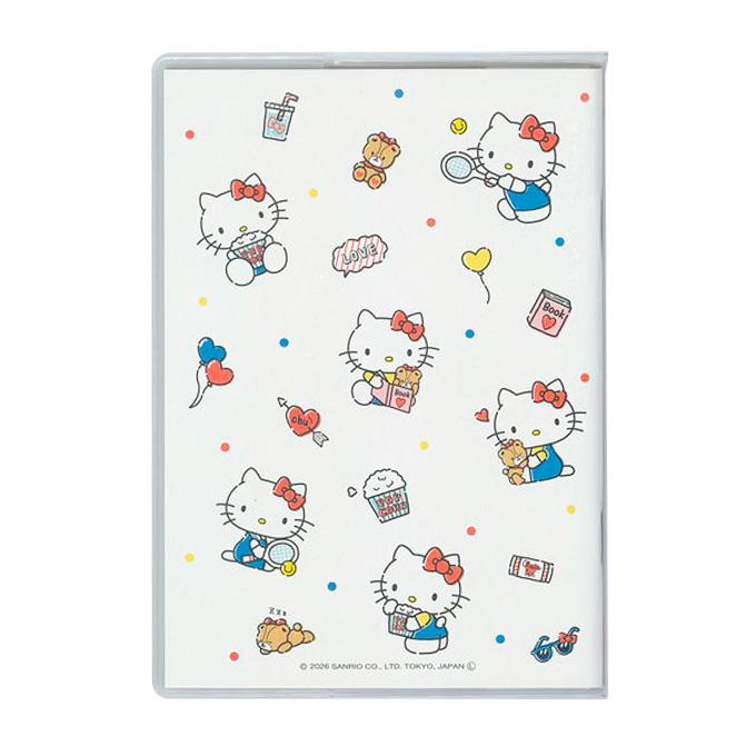 【まとめ買い】2027 スケジュール手帳カバー付 キティ 0960/308854
