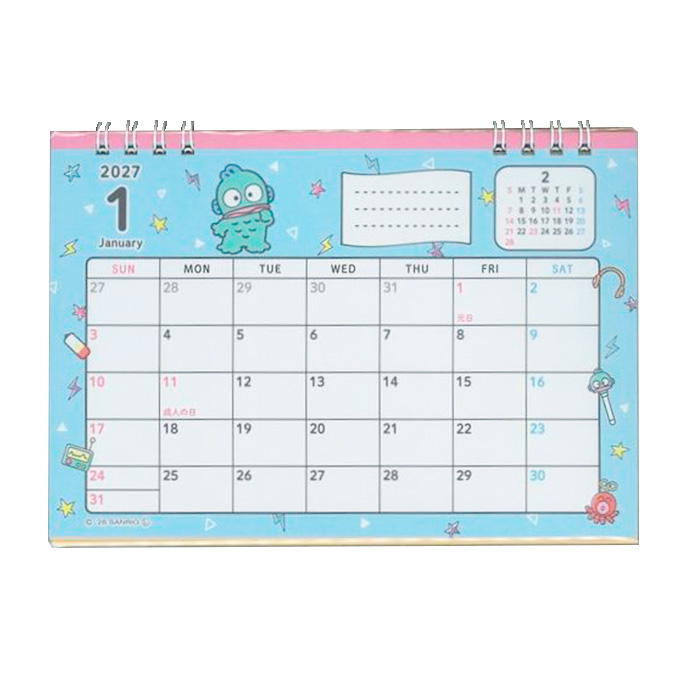 【まとめ買い】2027 卓上カレンダー ハンギョドン 0960/308867