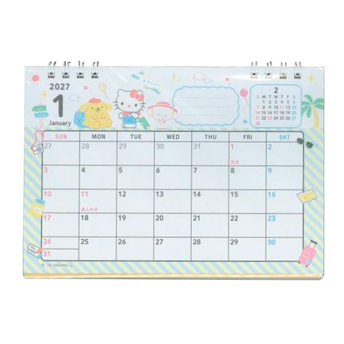 【まとめ買い】2027 卓上カレンダー サンリオMIX 0960/308868