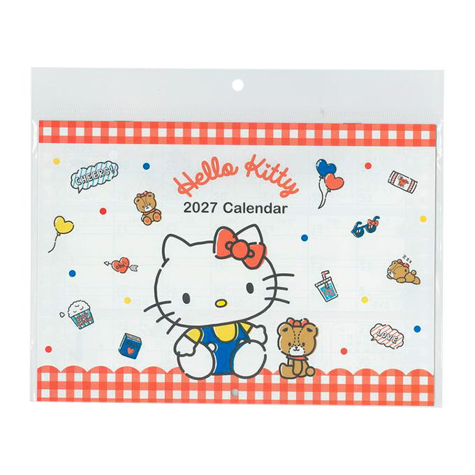 【まとめ買い】2027 壁掛けカレンダー キティ 0960/308870