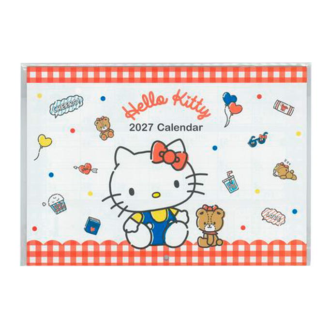 【まとめ買い】2027 壁掛けカレンダー キティ 0960/308870
