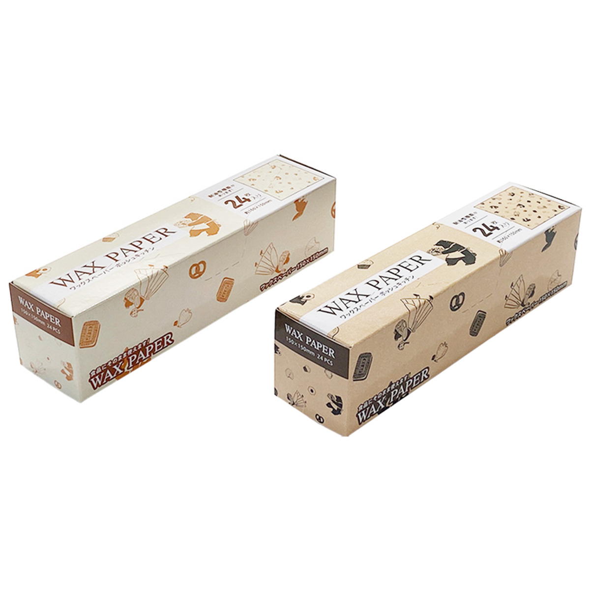 【まとめ買い】ワックスペーパー S 24P ポッシュキッチン 0356/308907