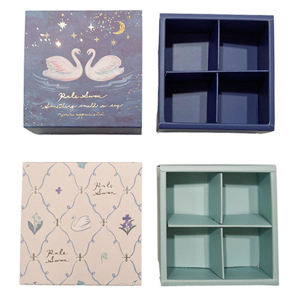 【まとめ買い】トリュフボックス 4個用 ペールスワン 0356/308917