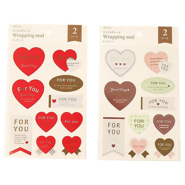 まとめ買い】ギフトシール 2シート ピュアハート 0911/309017 | ワッツ