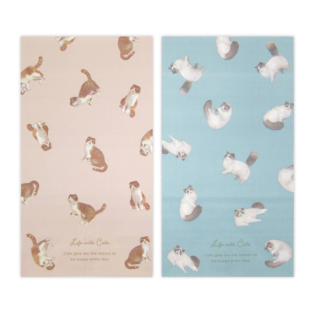 【まとめ買い】ペーパーバッグ M 猫柄 5枚 0915/309019