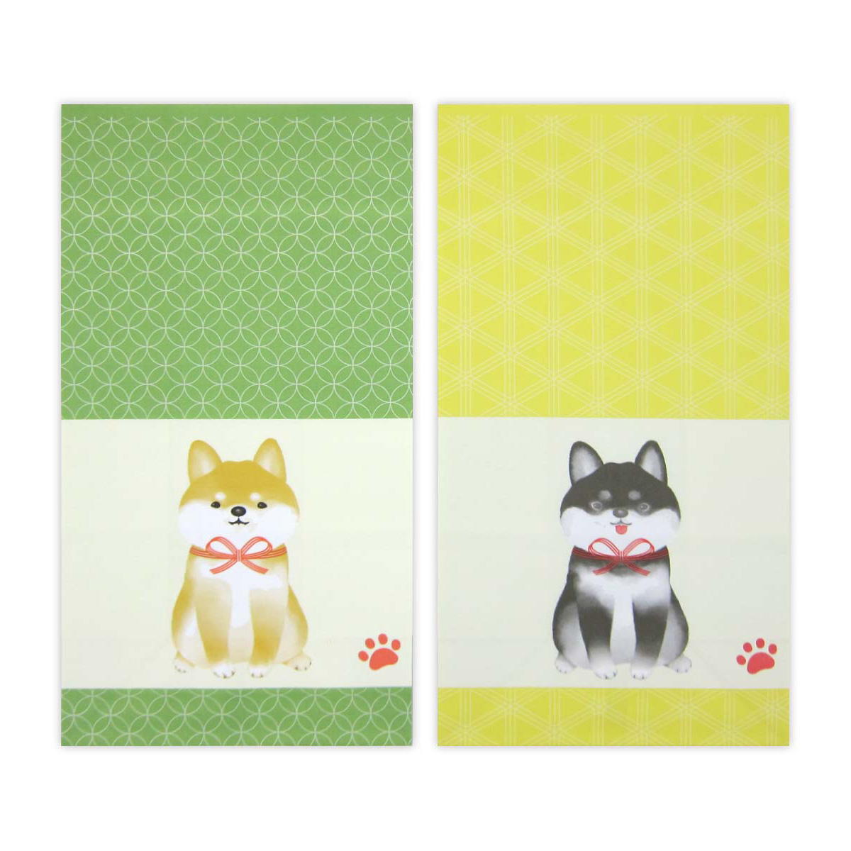 【まとめ買い】ペーパーバッグ M 柴犬柄 5枚 0915/309031