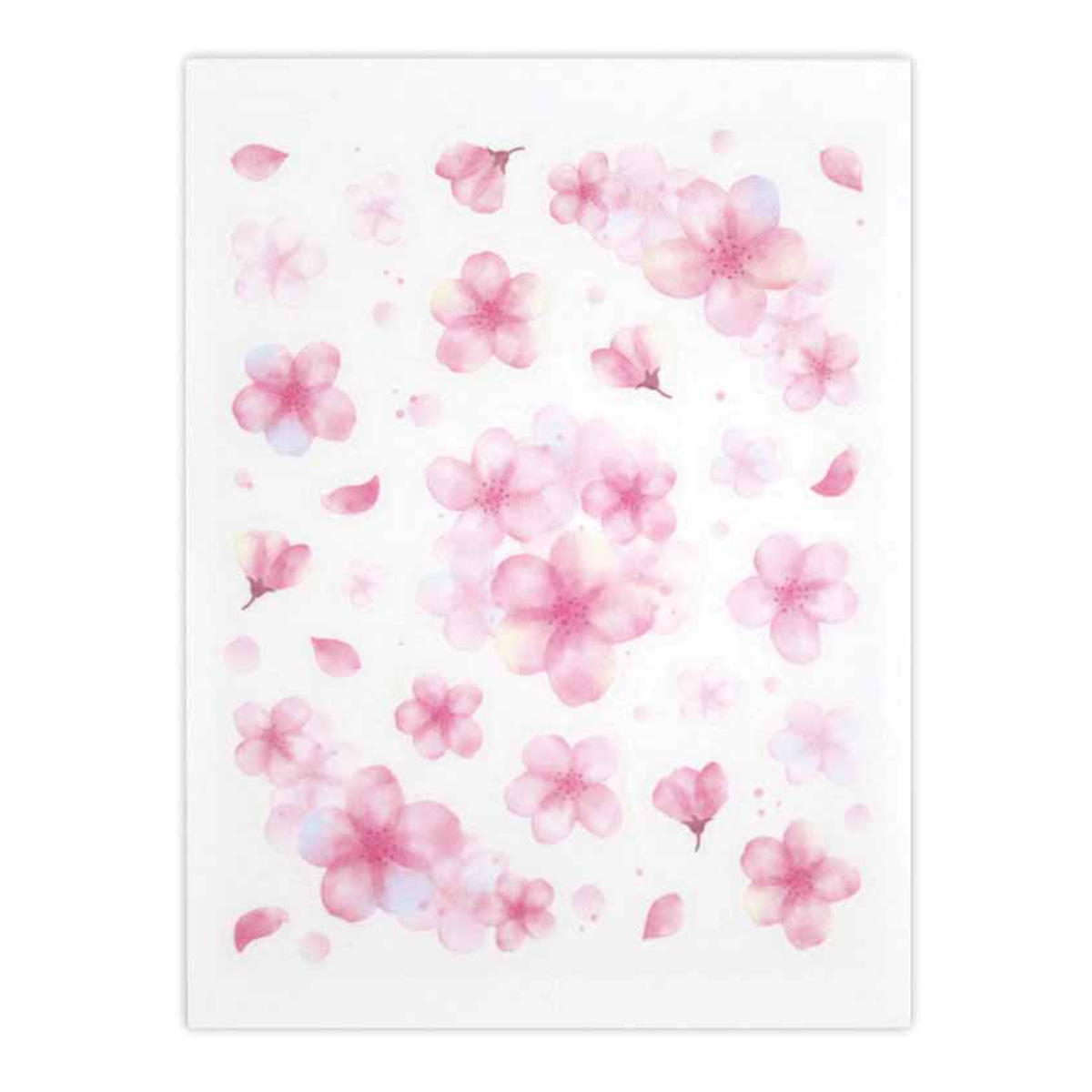 【まとめ買い】フィルムダイカットシール 桜巡り SE 52片 0915/309093