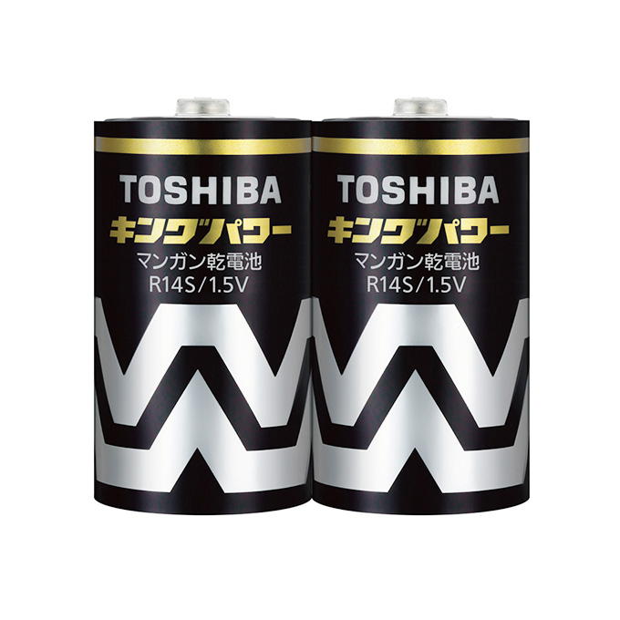 【まとめ買い】東芝 黒マンガン乾電池 単2 2本入 0474/309271