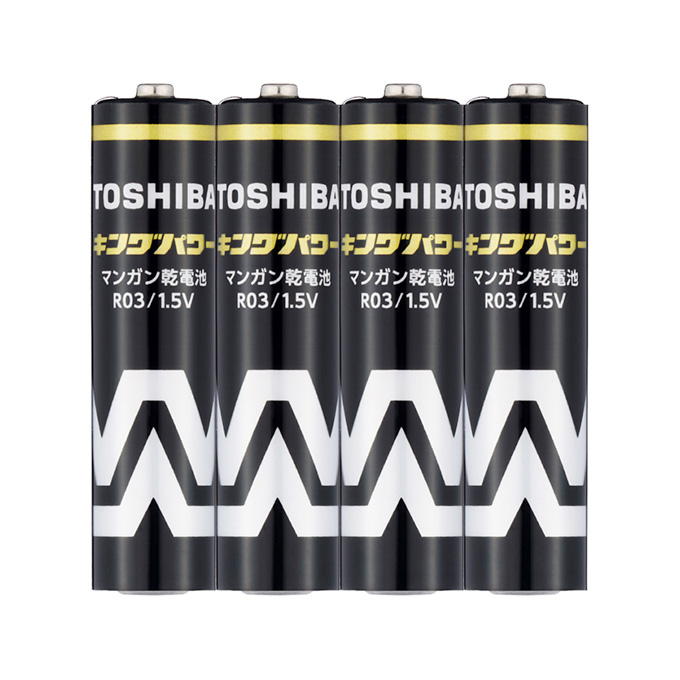 【まとめ買い】東芝 黒マンガン乾電池 単4 4本入 0474/309273