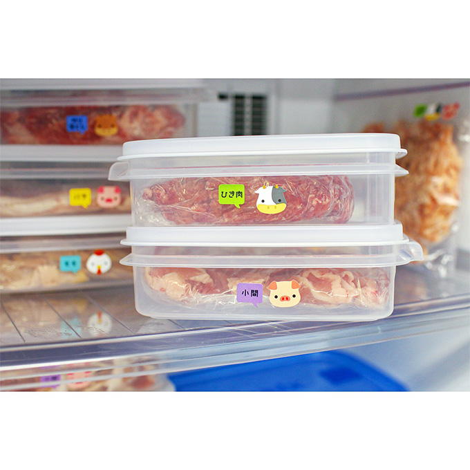 まとめ買い】冷凍保存用お肉分別シール 9001/309666 | ワッツ